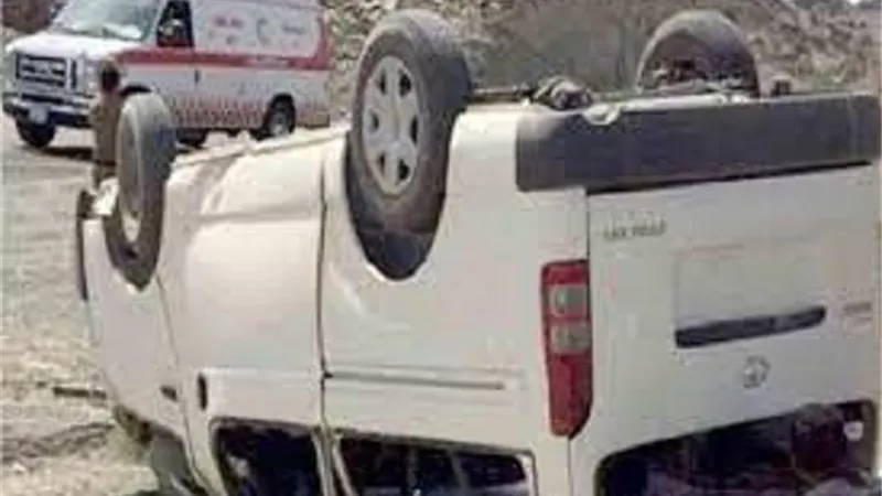 إصابة 10 أشخاص فى انقلاب ميكروباص بالشرقية