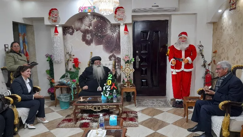 باخوم ومنصور وخضاري يهنئون الأخوة الأقباط بعيد الميلاد المجيد