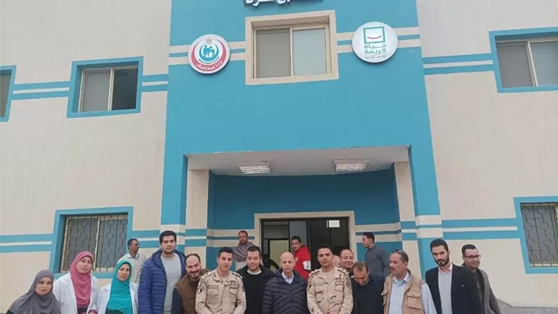مسعود يستلم وحدة طب الأسرة بالقصبي شرق