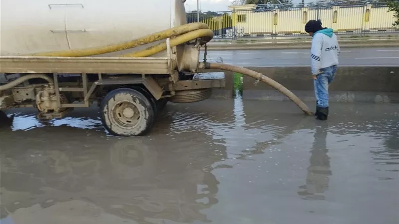 امطار الفيضة الصغري تضرب الاسكندرية..صور