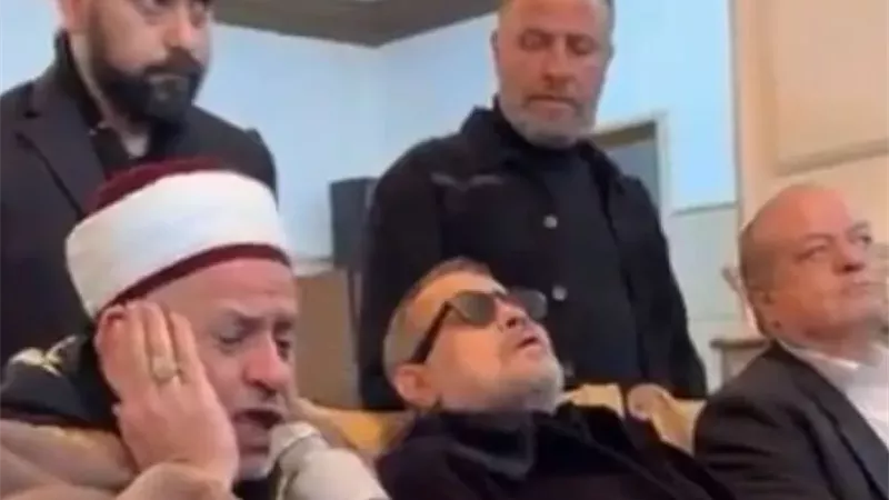 مفاجأة فى عزاء وديع جورج وسوف