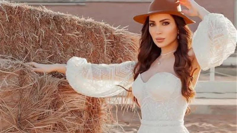 بالأبيض .. نسرين طافش تسحر القلوب بجلسة تصوير