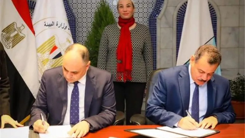 بروتوكول تعاون بين البيئة وجامعة الوادي لتنفيذ المشروعات البيئية