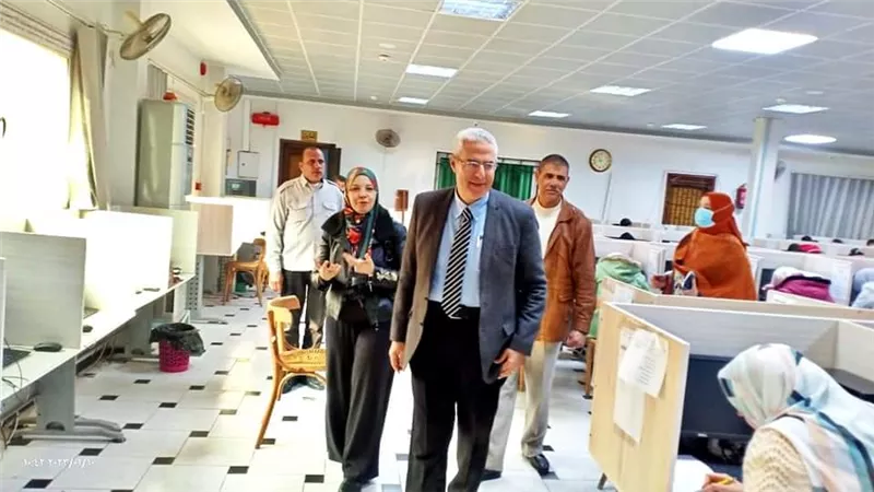 الهدوء يسيطر على أمتحانات جامعة بنى سويف