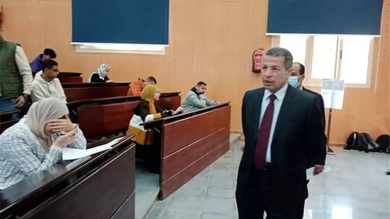 جامعة جنوب الوادي بالغردقة الانتهاء من ترتيبات امتحان الترم الأول