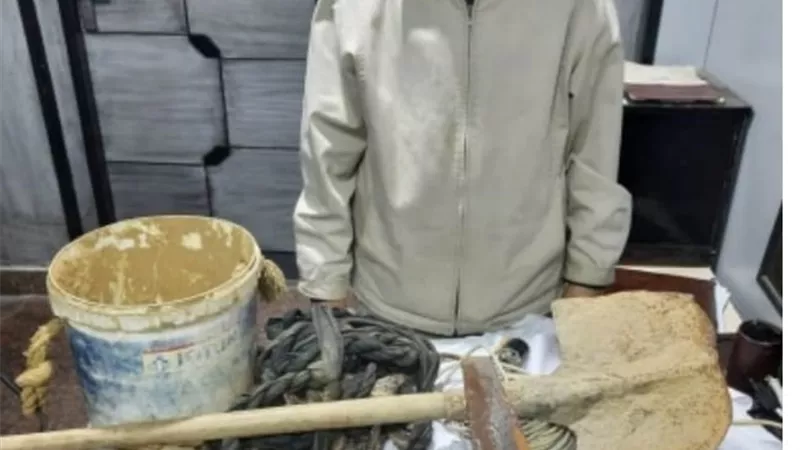 سقوط 9 أشخاص أثناء تنقيهم عن الأثار بالسيدة زينب