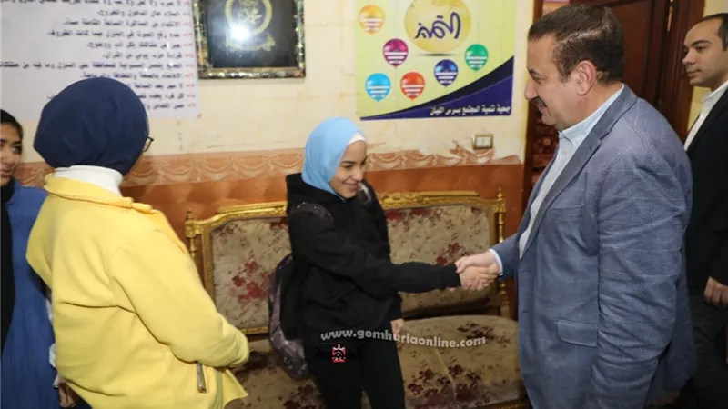 محافظ المنوفية خلال