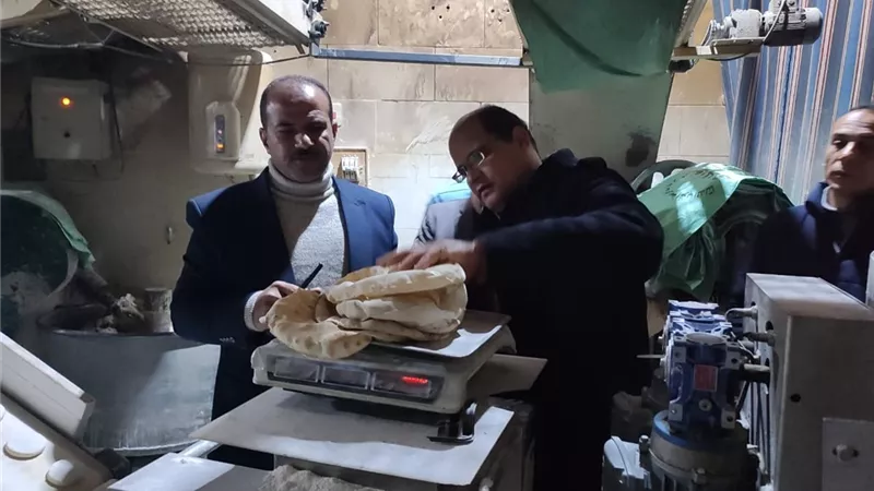 تحرير محاضر للمخالفين في حملات على أسواق كفرالشيخ