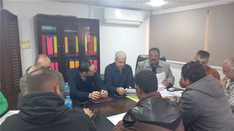 رئيس مدينة سفاجا يستقبل لجنة التفتيش والمتابعة بالتنمية المحلية