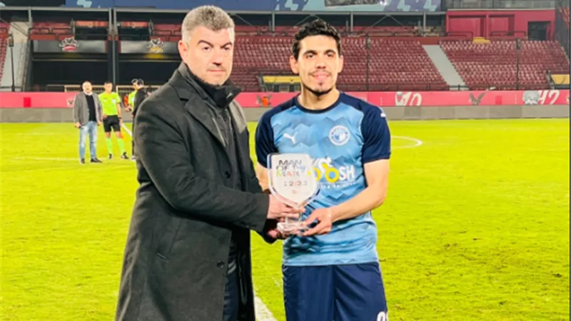 محمد حمدي أفضل لاعب في مباراة فيوتشر وبيراميدز