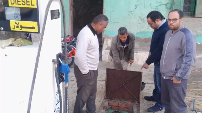 ضبط طلمبة بنزين بدون ترخيص بناصر