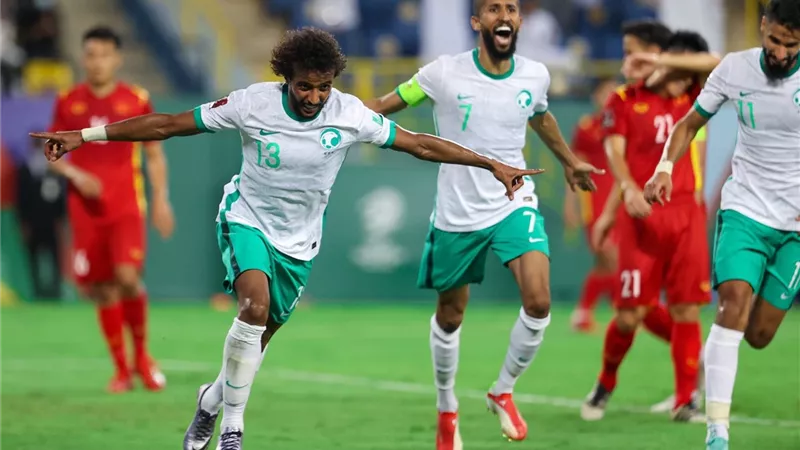 التعادل الايجابى يحسم الشوط الاول من مباراة السعودية وعمان