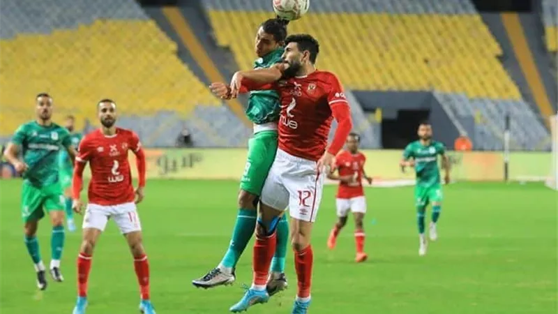 الأهلي يتعادل مع المصري البورسعيدي سلبيًا فى الشوط الأول