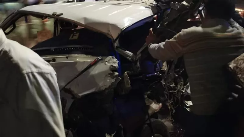 اصابة 9 في اصطدام ميكروباص بسيارة تابعة لمجلس مدينة أجا الدقهلية