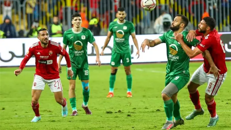 لقطة رائعة.. نجم المصري يتلاعب بدفاعات الأهلى