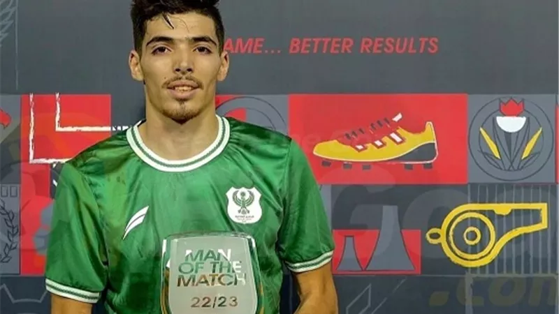 عبدالرحيم دغموم.. أفضل لاعب فى مباراة الأهلي والمصري