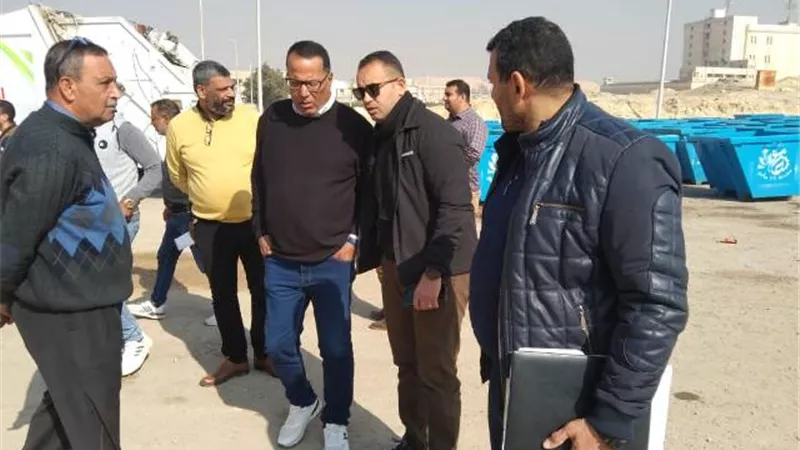 نبأ سار من جهاز 15 مايو عن أحدث منظومات النظافة فى المدينة.. صور