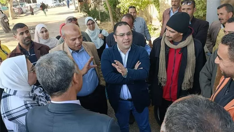 إنشاء مزلقان بحري كوبري أشمنت بمركز ناصر ببنى سويف