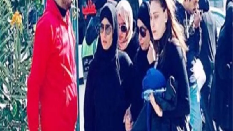 عزاء والد الفنانة ريم البارودى بمساكن شيراتون -اليوم