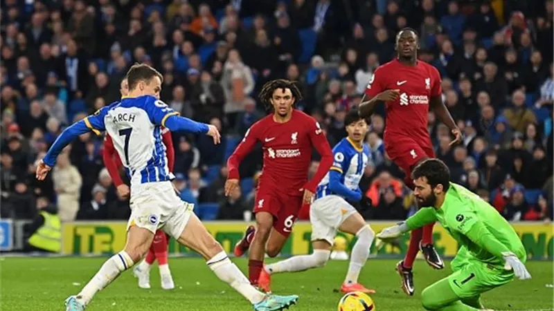 ليفربول يسقط أمام برايتون ويخسر بثلاثية نظيفة في الدوري الإنجليزي