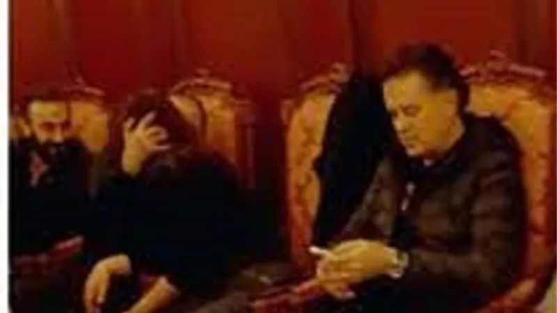 كفوري وعلامة يواسان جورج وسوف فى عزاء نجله