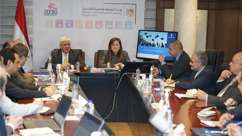 وزيرا التخطيط والتعليم العالي يبحثان عددًا من الملفات المشتركة