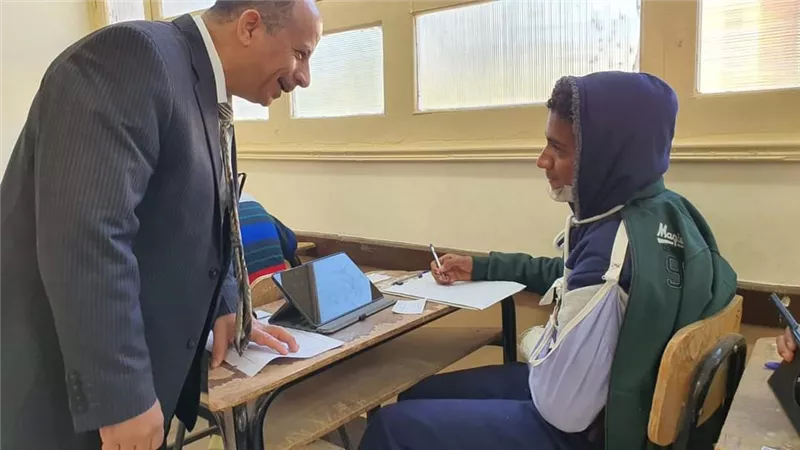 ختام سهل لإمتحانات الأول الإعدادى بالأقصر