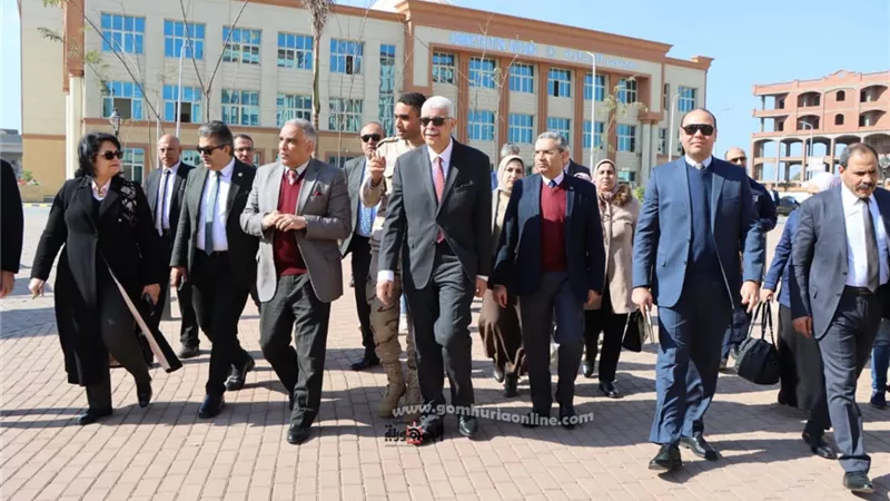 القاصد و لجنة التعليم العالي يتابعون أعمال جامعة المنوفية الأهلية