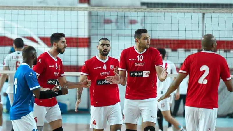 الأهلي يهزم قارون بثلاثية ويتأهل لربع نهائي كأس مصر للطائرة