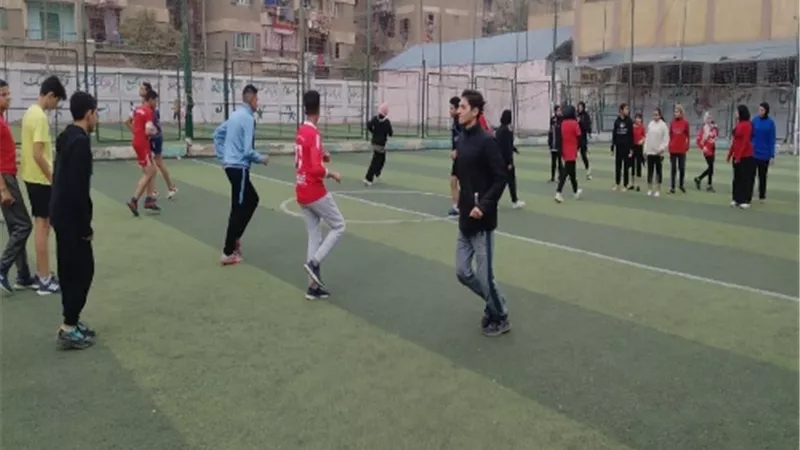 استمرار تدريبات مركز النسور للياقة البدنية بـ ١٥ مايو بالقليوبية