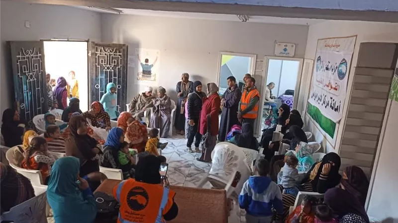 الكشف على ٥٠٨ حالة في قافلة مستقبل وطن الطبية بديرمواس