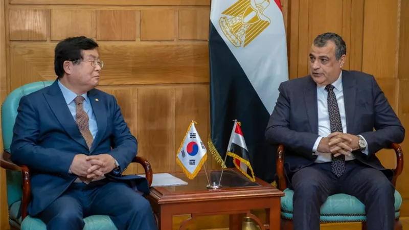 وزير الإنتاج الحربى يستقبل وفد البرلمان الكوري الجنوبي