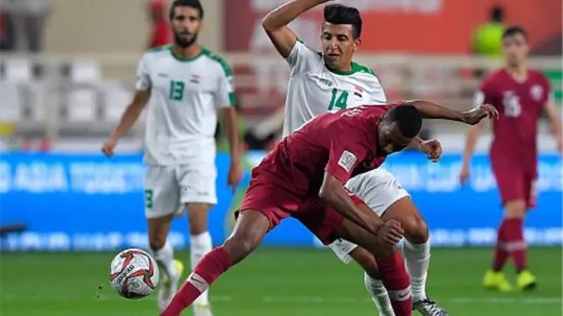 خليى 25: العراق يتقدم على قطر 1/2 فى الشوط الاول