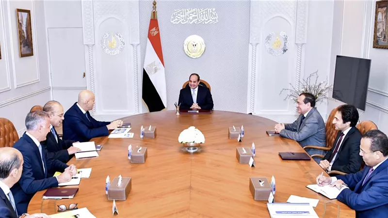الرئيس السيسي يُوجه بتوسيع أنشطة وجهود البحث واستكشاف وإنتاج الغاز بمصر