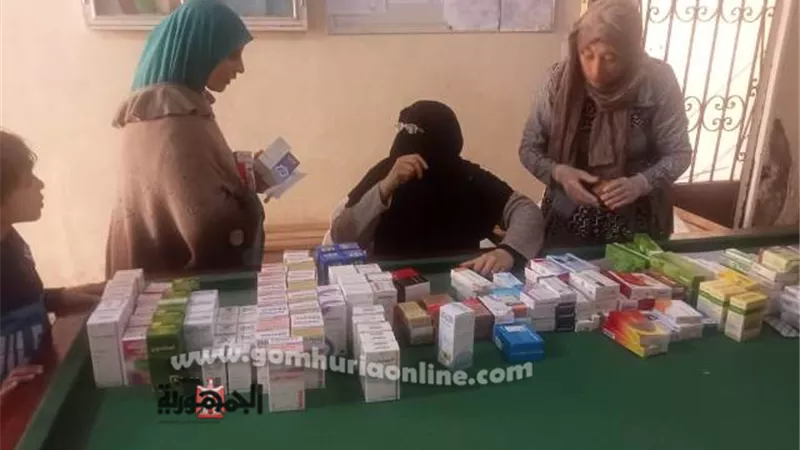 جامعة السادات تدشن قافلة طبية بقرية سماليج مركز تلا بالمنوفية