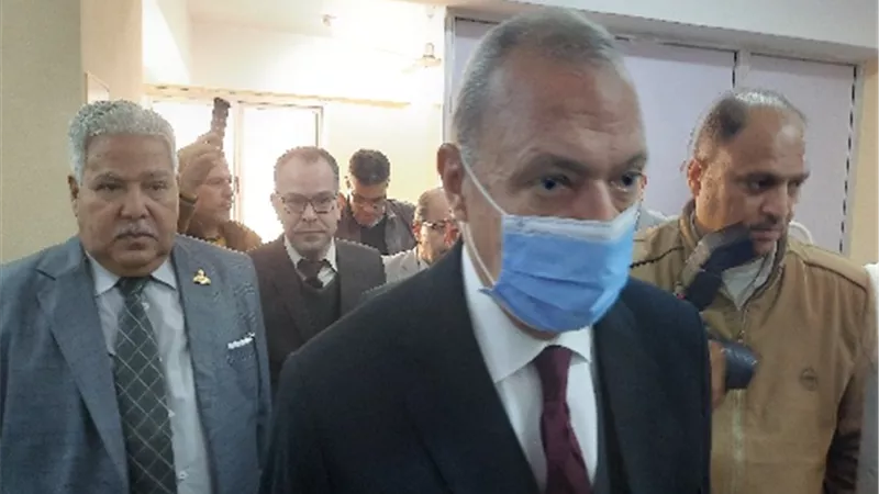 رئيس مدينة طوخ يستقبل محافظ القليوبية لافتتاح مبنى التأمين الصحى