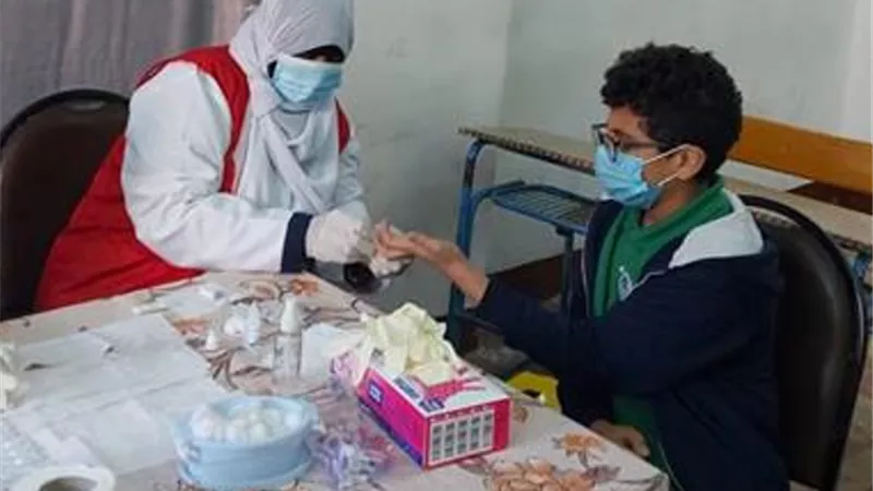 الصحة: فحص مليون و295 ألف طالب بالصف الأول الإعدادي