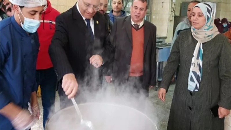 سوسه يطمئن على الخدمات المقدمة لطالبات المدينة الجامعية بمشتهر