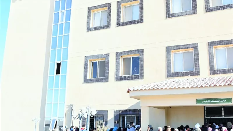 ختام قافلة جسور الخير (17) لجامعة المنصورة بالبحر الأحمر