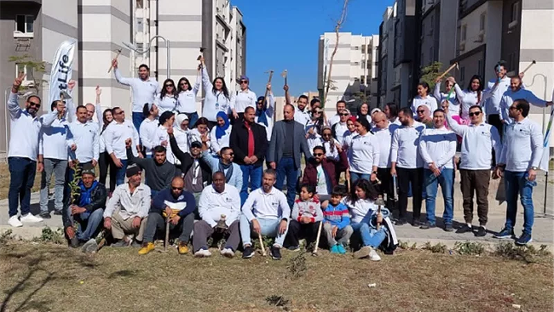 حملة لزراعة مليون شجرة مثمرة فى مدينة العبور الجديدة