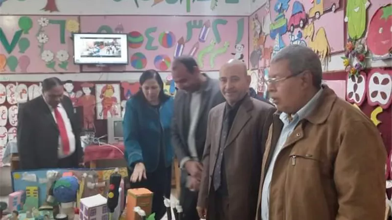افتتاح معرض رياض الأطفال للتغيرات المناخية بنقادة