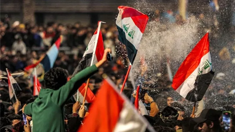 صور .. احتفالات جنونية فى العراق بعد التتويج بلقب خليجى 25