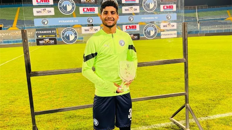 إبراهيم عادل أفضل لاعب فى مباراة بيراميدز وفاركو