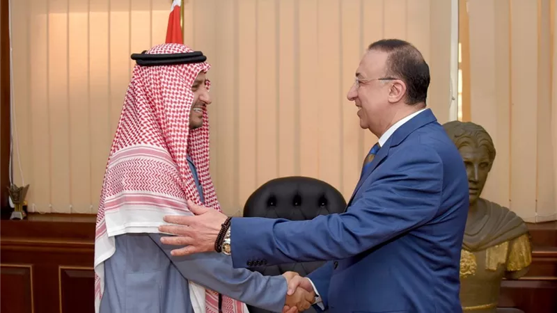 محافظ الإسكندرية يستقبل القنصل العام للمملكة العربية السعودية