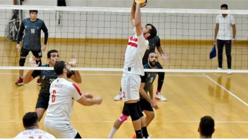 “طائرة الزمالك” يهزم سبورتنج في بطولة الدوري