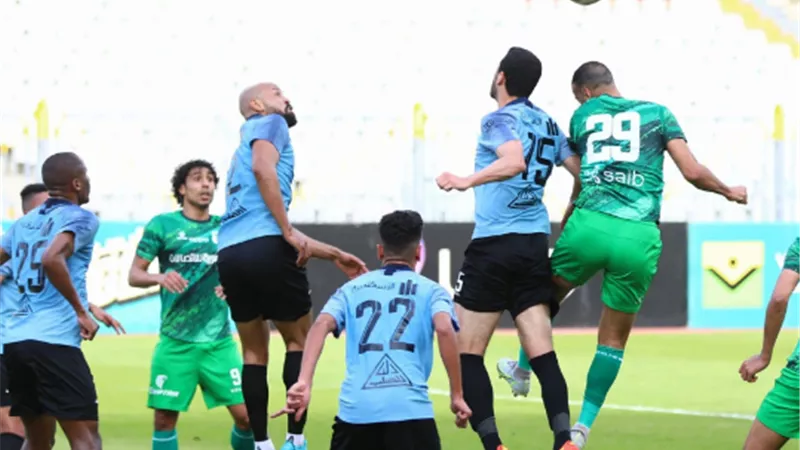 الدورى العام: تعادل سلبى بين المحلة و المصرى في الشوط الأول