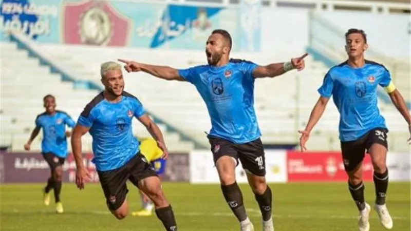 الدورى العام: المحلة يتعادل مع المصرى بهدف احمد الشيخ