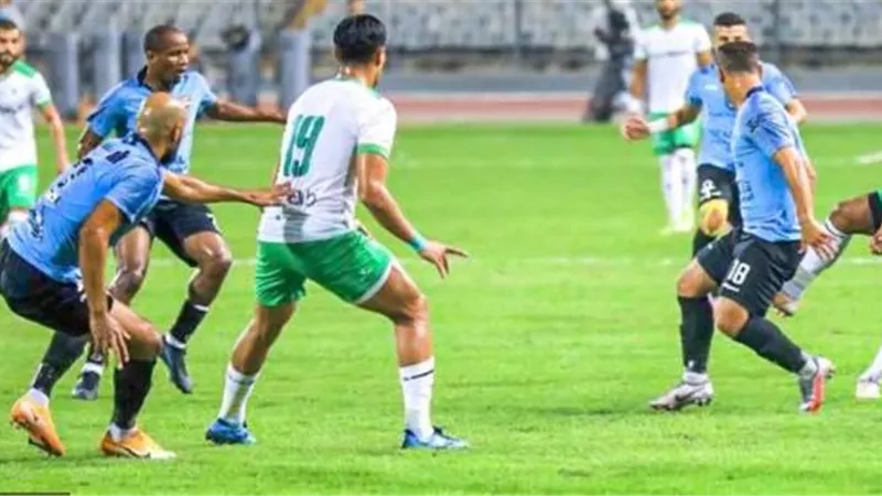 المصرى يتعادل مع المحلة 1/1 فى الدورى العام