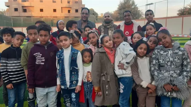 طلائع مراكز شباب أرمنت جنوب غرب الأقصر تحتفل بأعياد الطفولة