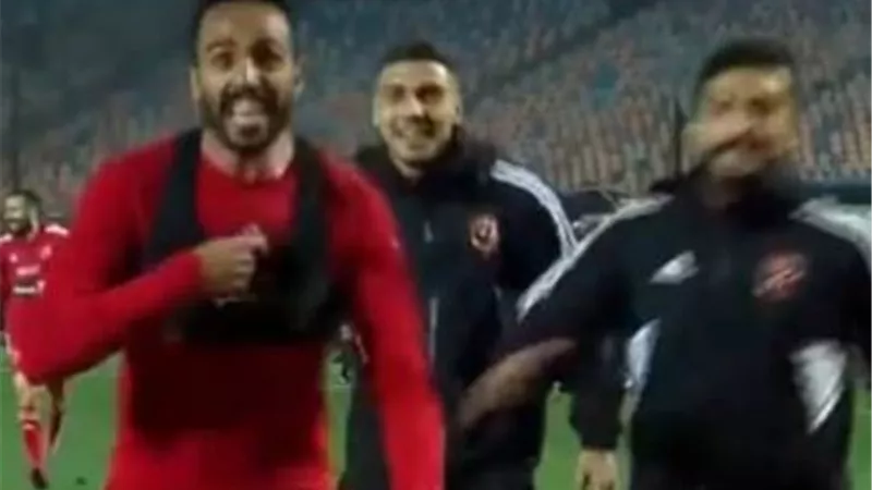 لقطة المباراة .. كهربا لشريف قبل الهدف الثانى: 